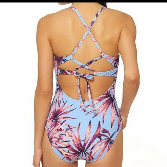 Jessica Simpson Palmy Days One Piece Swimsuit - Picture 2 of 11